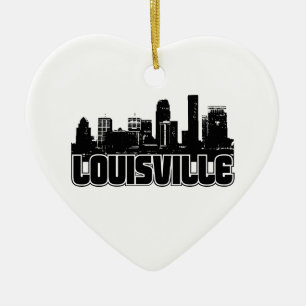 Louisville horisont julgransprydnad keramik