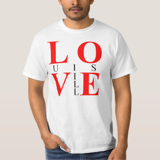 Louisville kärlekutslagsplats tee shirt