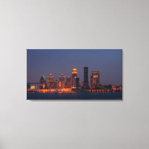 Louisville Kentucky Canvastryck