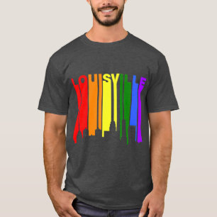 Louisville Kentucky HGBQ Gay pride Rainbow T Shirt