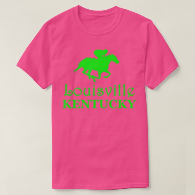 Louisville Kentucky Horse Tävla T Shirt (Design framsida)