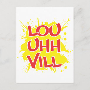 Louisville, Kentucky Lou Öe Louie Ville KY Vykort