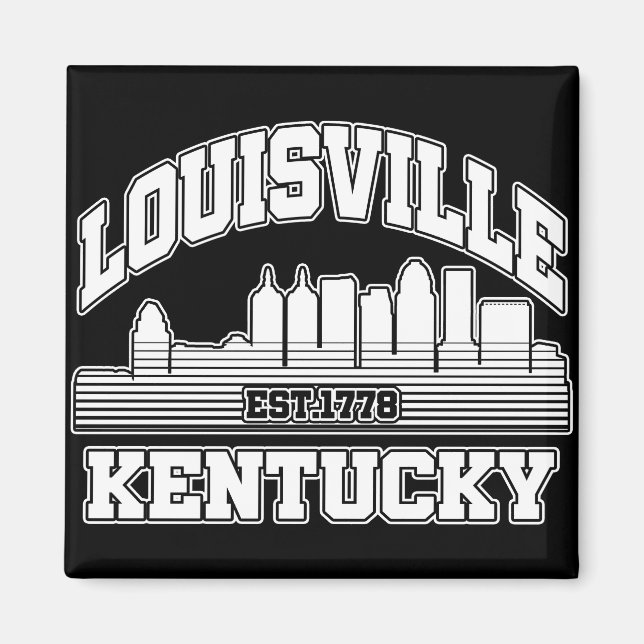 Louisville,Kentucky Magnet (Framsidan)