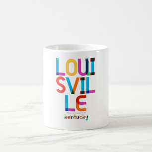 Louisville Kentucky Mid Century, Pop Art. Kaffemugg