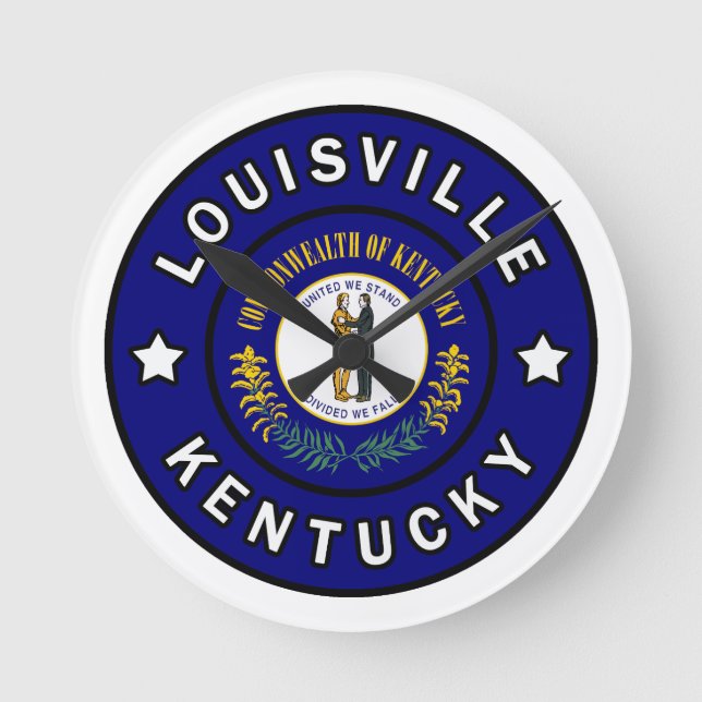Louisville Kentucky Rund Klocka (Framsida)