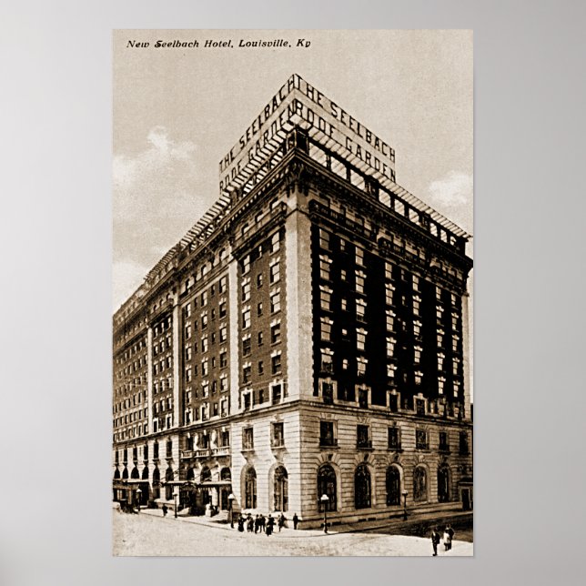 Louisville Kentucky Seelbach Hotel Poster (Framsidan)
