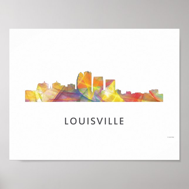 LOUISVILLE, KENTUCKY SKYLINE WB1 - POSTER (Framsidan)