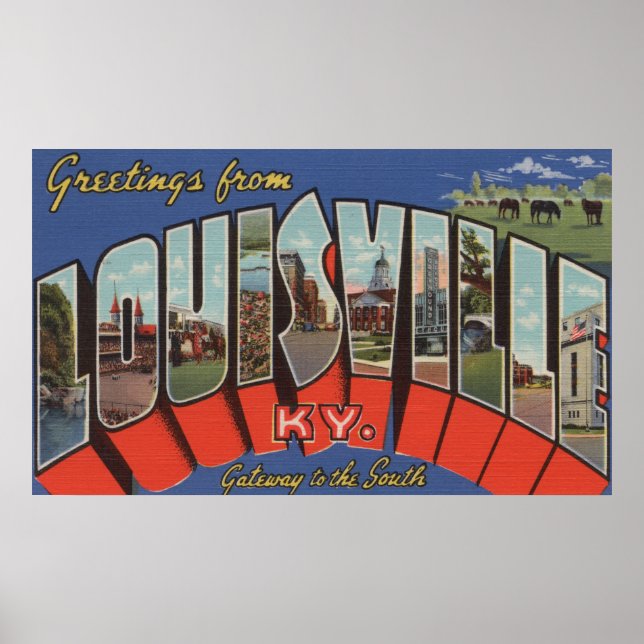 Louisville, Kentucky - Stora Brev Scenes Poster (Framsidan)
