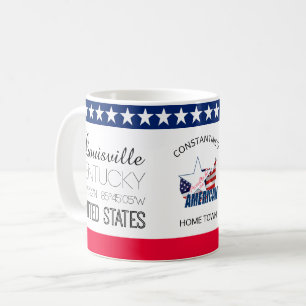 Louisville, Kentucky, United Stater elegant Kaffemugg