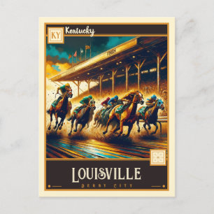 Louisville, Kentucky VINTAGE Vykort
