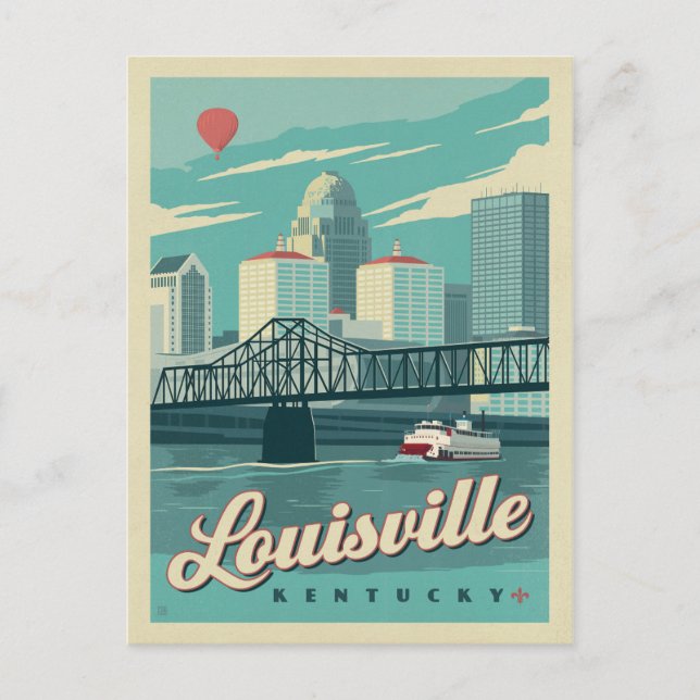 Louisville, Kentucky Vykort (Framsida)