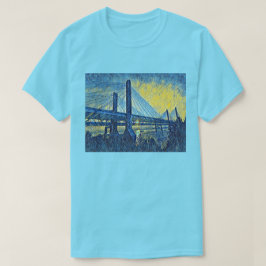 Louisville, KY Abraham Lincoln Bridge Painting T Shirt