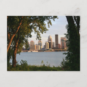 Louisville Ky framed Vykort