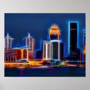 Louisville Ky horisont Poster