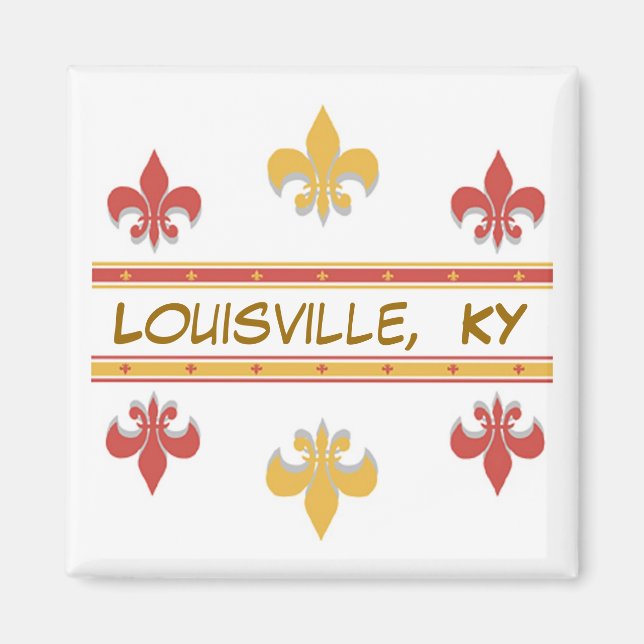 Louisville, KY Magnet (Framsidan)