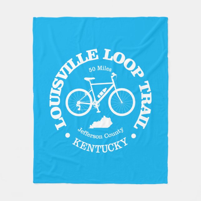 Louisville Loop (cykling) Fleecefilt (Framsidan)
