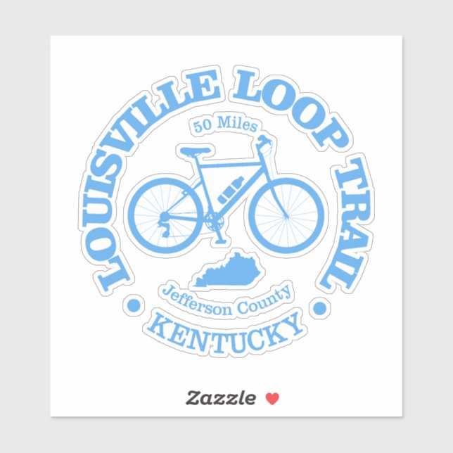 Louisville Loop (cykling) Klistermärken (Ark)