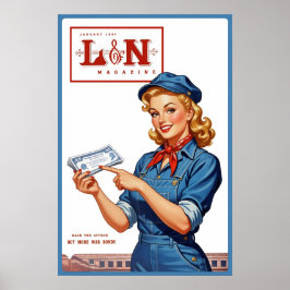 Louisville & Nashville Railroad WWII-affisch Poster