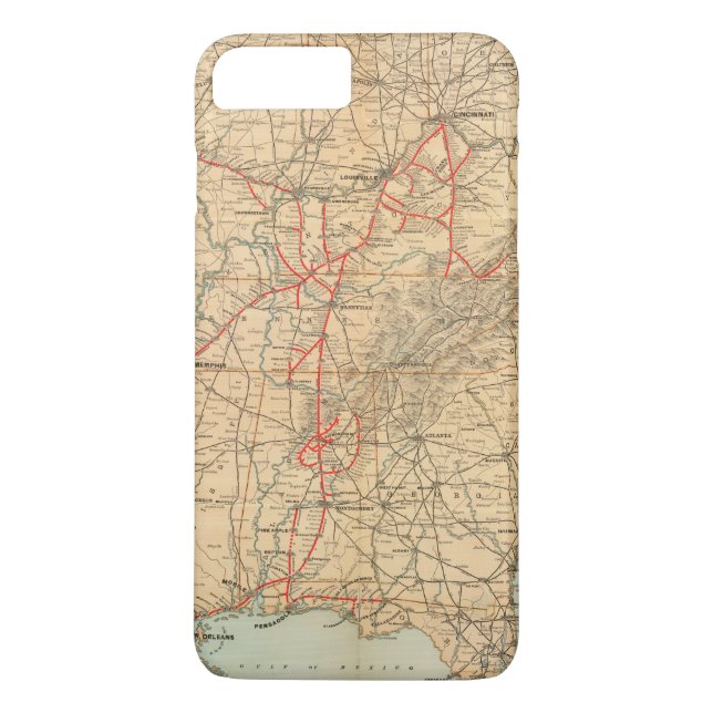 Louisville och Nashville järnväg Case-Mate iPhone Skal (Baksida)