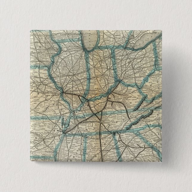 Louisville och Nashville Railroad 2 Knapp (Framsida)