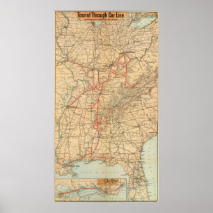 Louisville och Nashville Railroad Poster