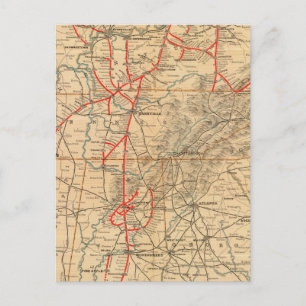 Louisville och Nashville Railroad Vykort