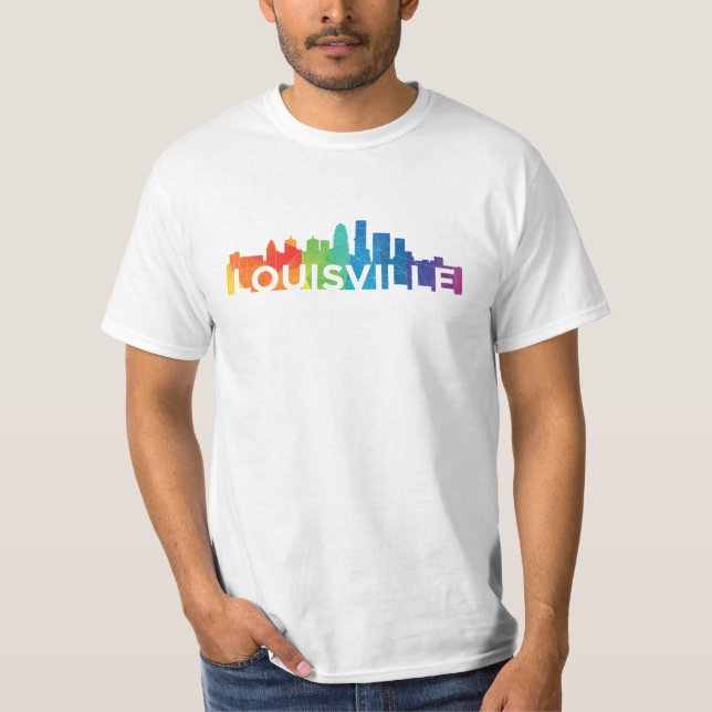 Louisville pride värderar T-tröja T Shirt (Framsida)