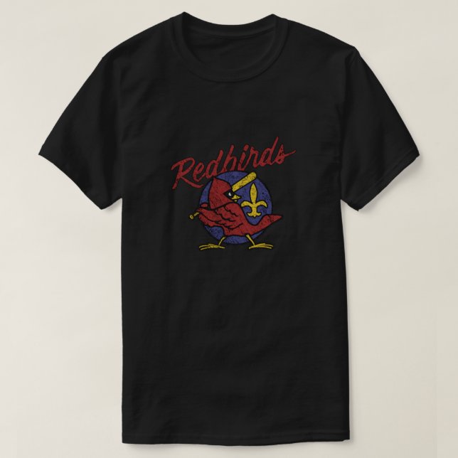 Louisville Redbirds Classic Relaxed Fit T Shirt (Design framsida)