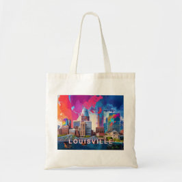 Louisville Skyline Abstrakt Art Tygkasse