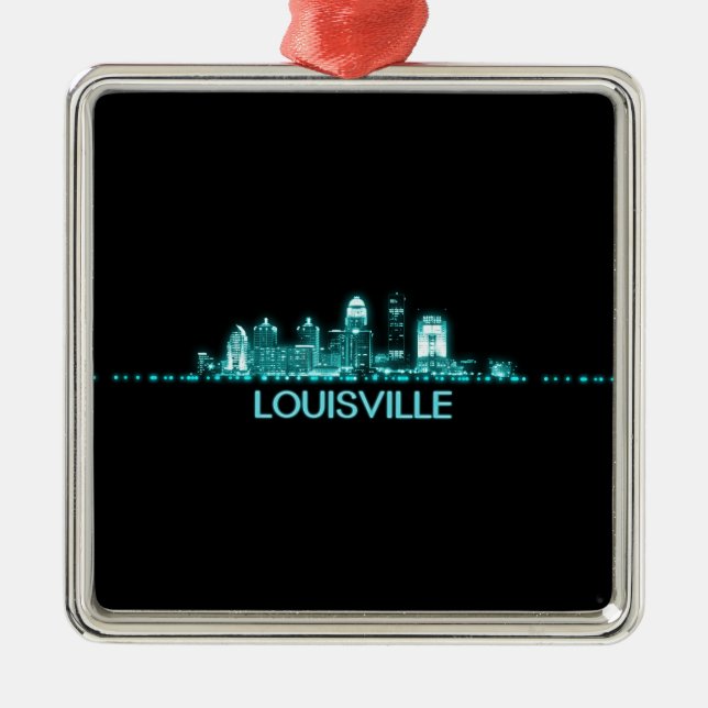 Louisville Skyline Julgransprydnad Metall (Framsidan)