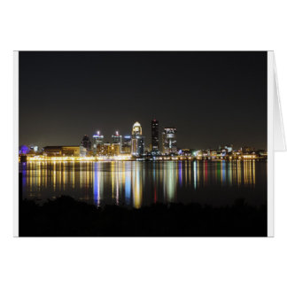 Louisville Skyline kväll Hälsningskort