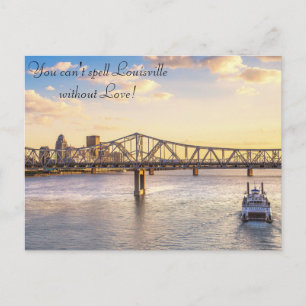 Louisville Skyline och Belle Postcard Vykort