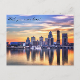 Louisville Skyline Postcard Vykort