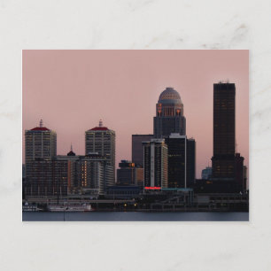 Louisville Skyline Postcard Vykort