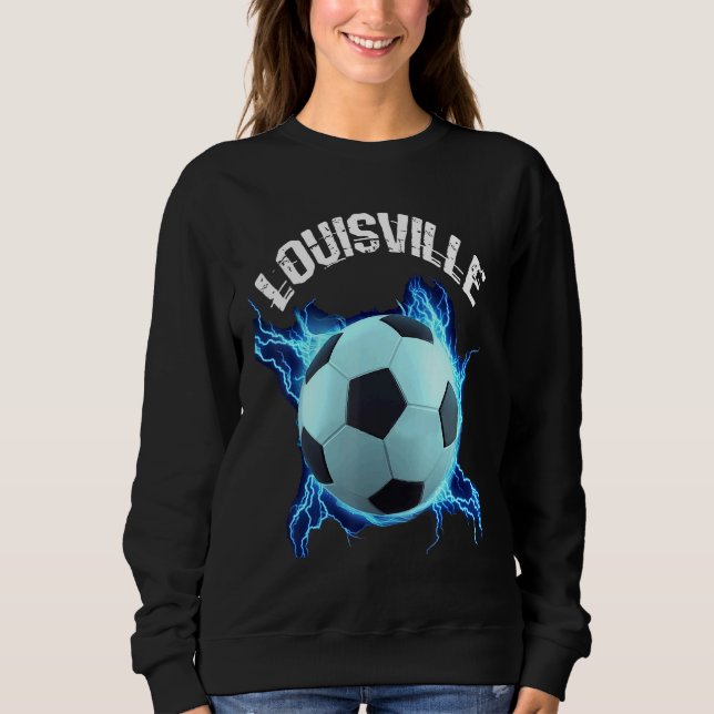 Louisville Soccer Retro T Shirt (Framsida)