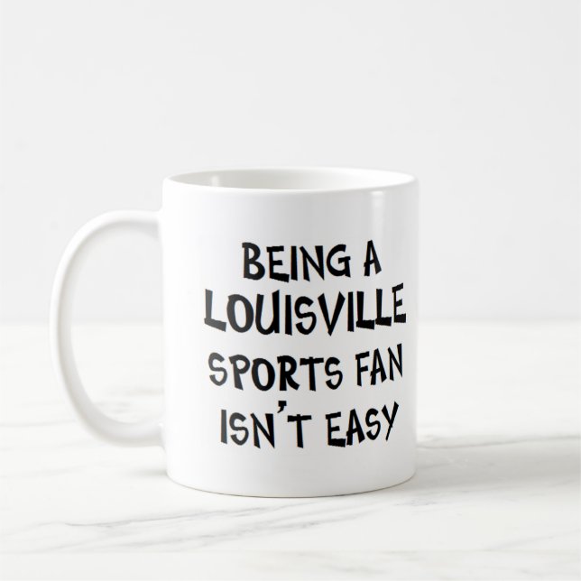 louisville sports fan, being kaffemugg (Vänster)
