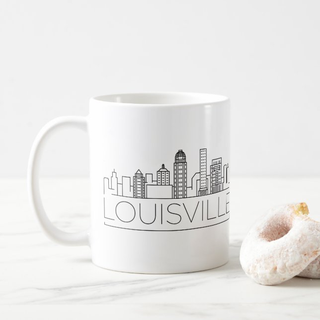 Louisville Stylized horisont Kaffemugg (Med munk)