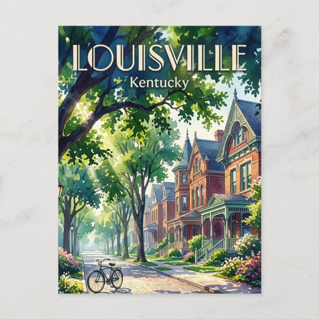 Louisville USA Vykort (Framsida)