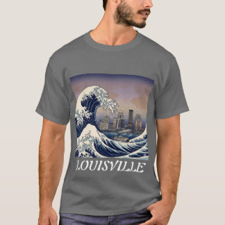 Louisville våg japanska t shirt