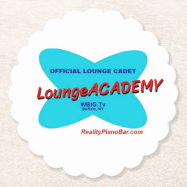 Lounge Academy Retro Cool Buffalo NY Piano Bar Underlägg Papper