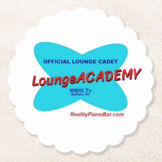Lounge Academy Retro Cool Buffalo NY Pianobar Underlägg Papper
