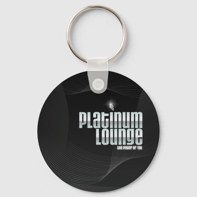 Lounge Black/Platinum-nyckelkedja Nyckelring (Framsida)
