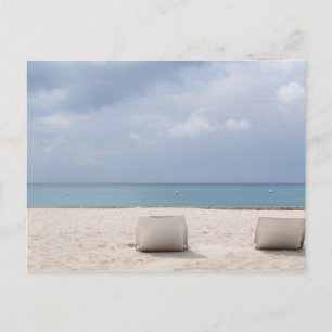 Lounge by Ocean in Cozumel Vykort
