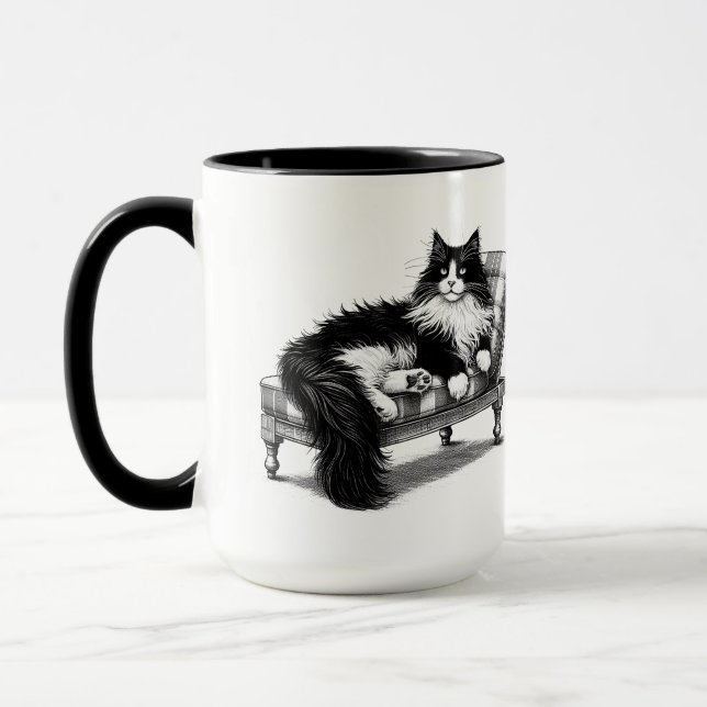 Lounge Cat Mugg (Vänster)
