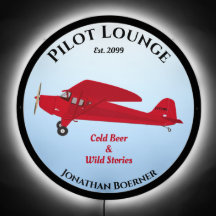 Lounge Pub Pub LED-skylt för pilottransportplan