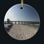 Lounge-stolar i Panama City Beach Pier Julgransprydnad Keramik<br><div class="desc">Lounge-stolar i Panama City Beach Pier</div>