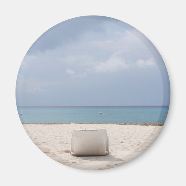 Lounge vid stranden i Cozumel Magnet (Framsidan)
