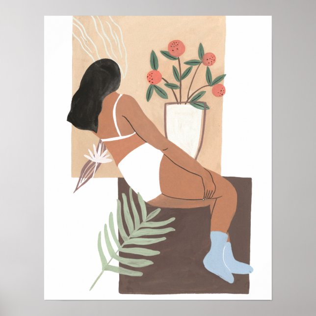 Lounging Woman Poster (Framsidan)