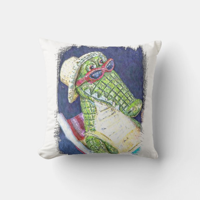 Loungning Lizard Kudde (Framsida)