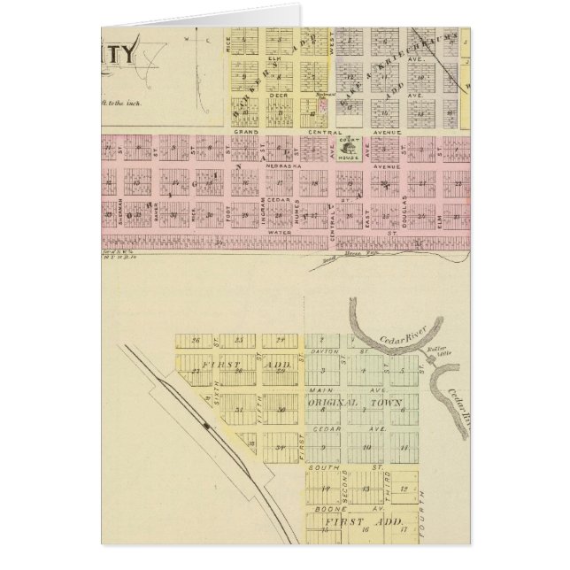 Loup City, Nebraska Hälsningskort (Framsidan)